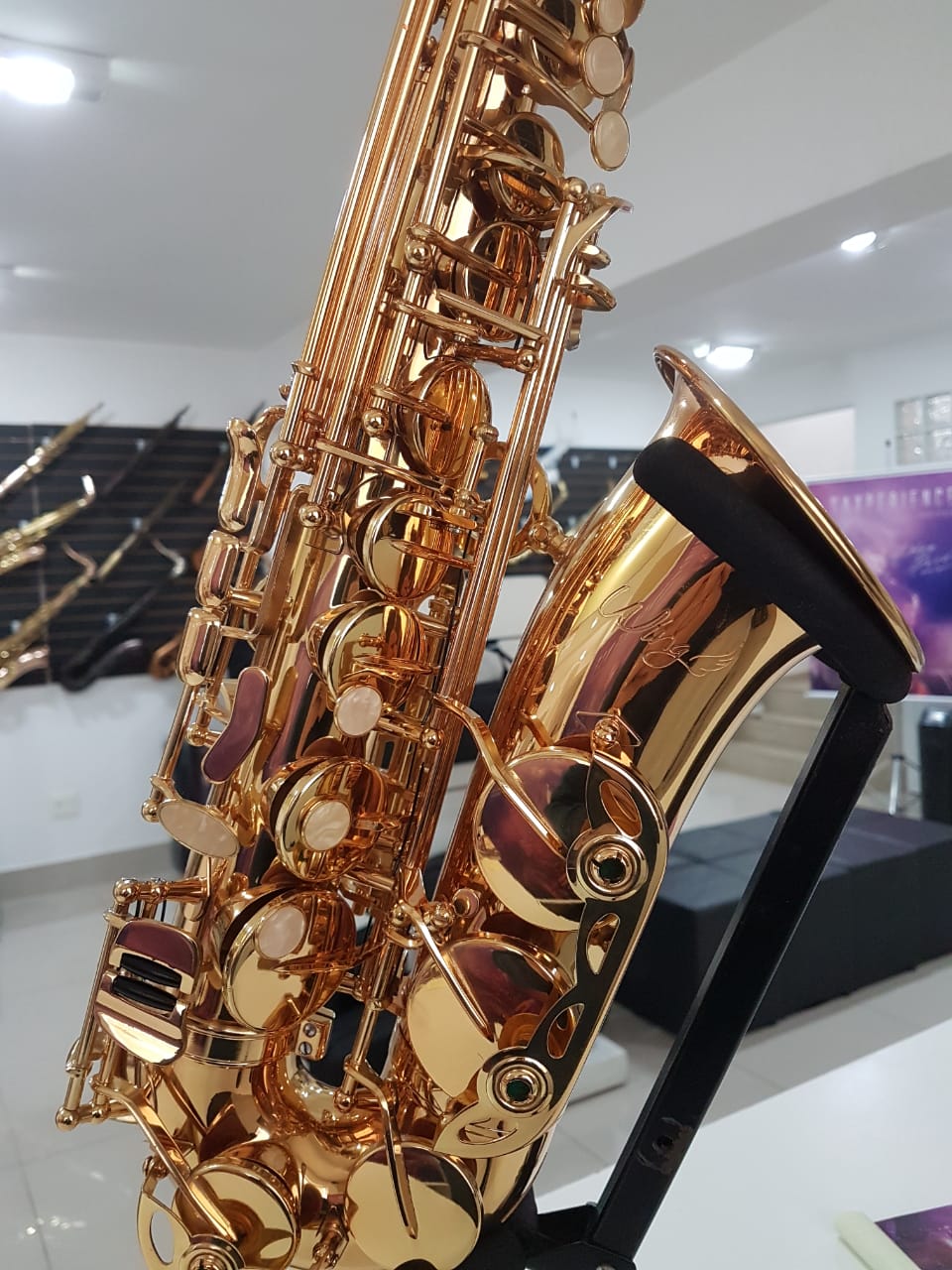 Saxofone Alto Wing - Pequenas Avarias 