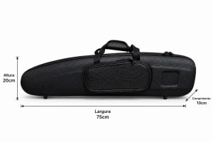 Estojo para Saxofone Soprano Crocodilus