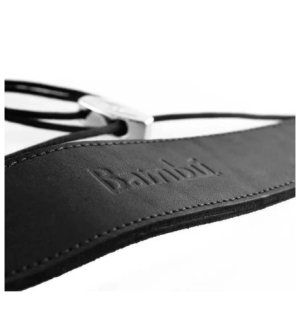 Correia Bambu Couro duplo para Saxofone Soprano e Alto