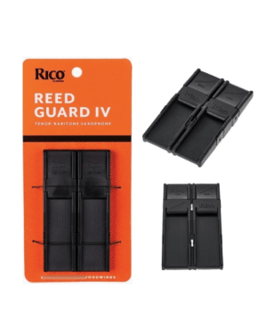Porta Palhetas Sax Alto/Sax Soprano/Clarineta Para 4 Palhetas Preto Reed D'Addario