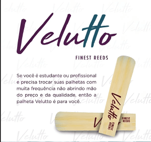 Palheta Velutto Corte Frances Para Saxofones