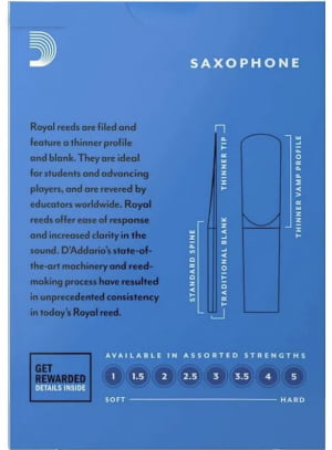 Palheta Rico Royal Saxofone Soprano
