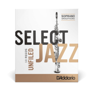 Palheta Select Jazz Unfiled (Corte Americano) Sax Soprano *Unidade* 