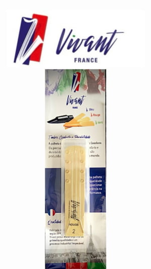 Palhetas Bambu Vivant Rouge Alto