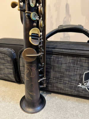 Saxofone Soprano Magenthus - Seminovo Completo 